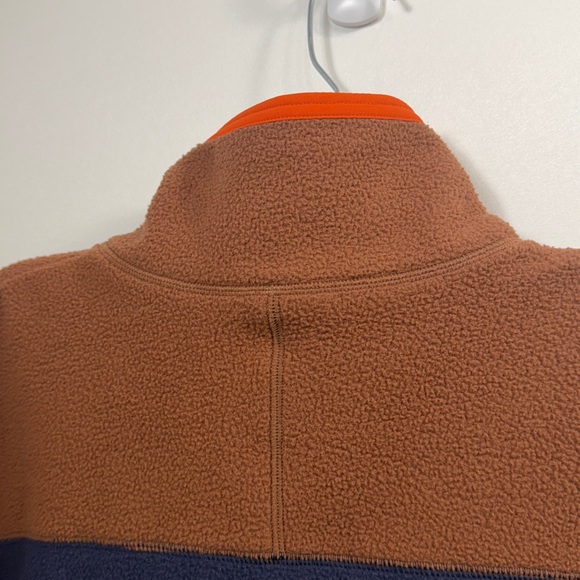 Cotopaxi Men’s Abrazo Half zip Fleece jacket brown navy blue size medium. - Picture 8 of 10